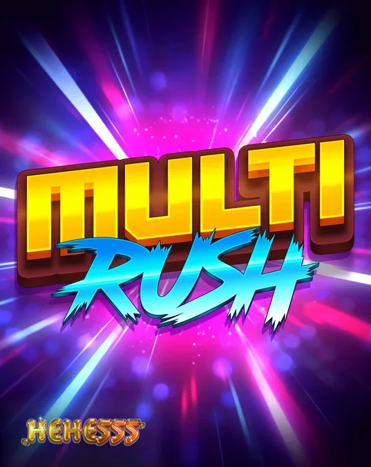 Multi Rush slot game neon interface